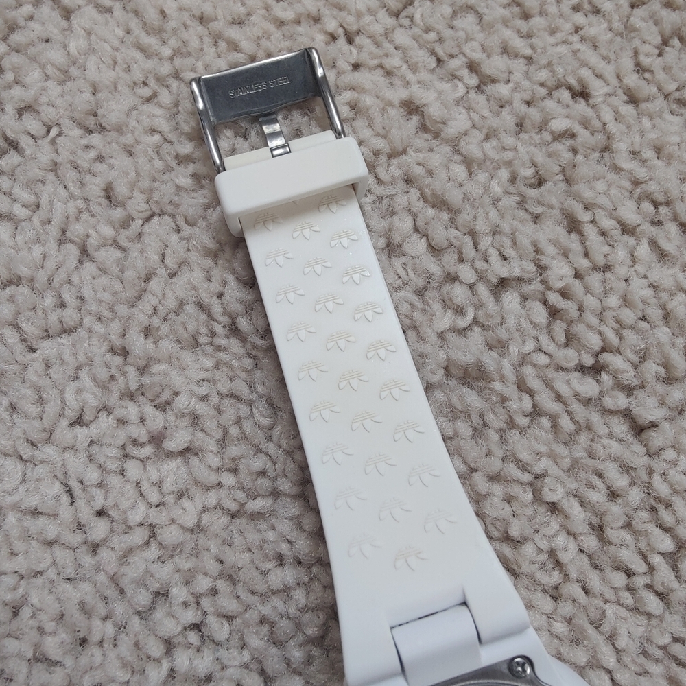 White Adidas Silicone Watch with Original Logo - Picture 5 of 9